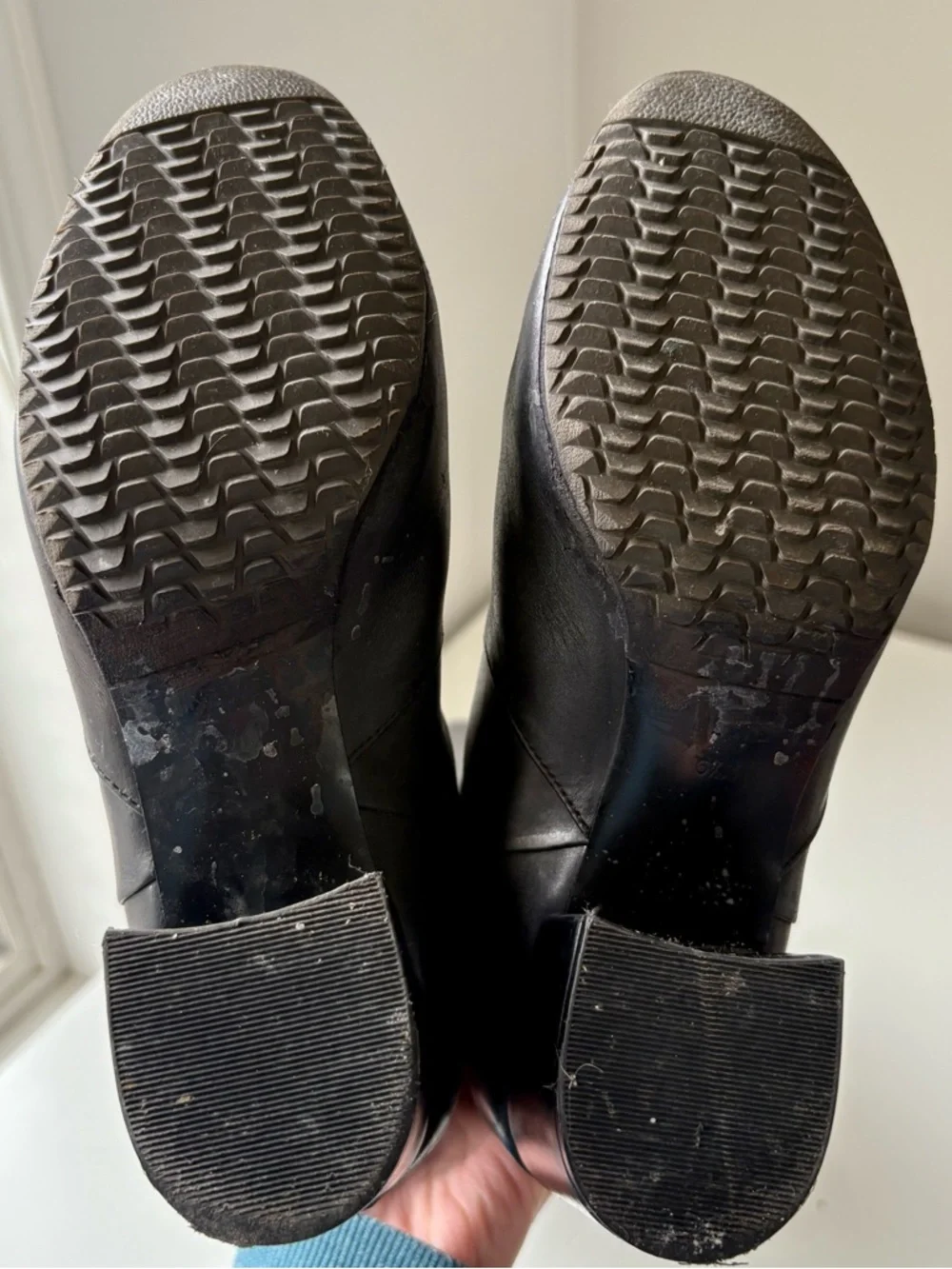 NINE WEST Black Over-the-Knee Leather Boots 6.5 - Picture 8 of 9